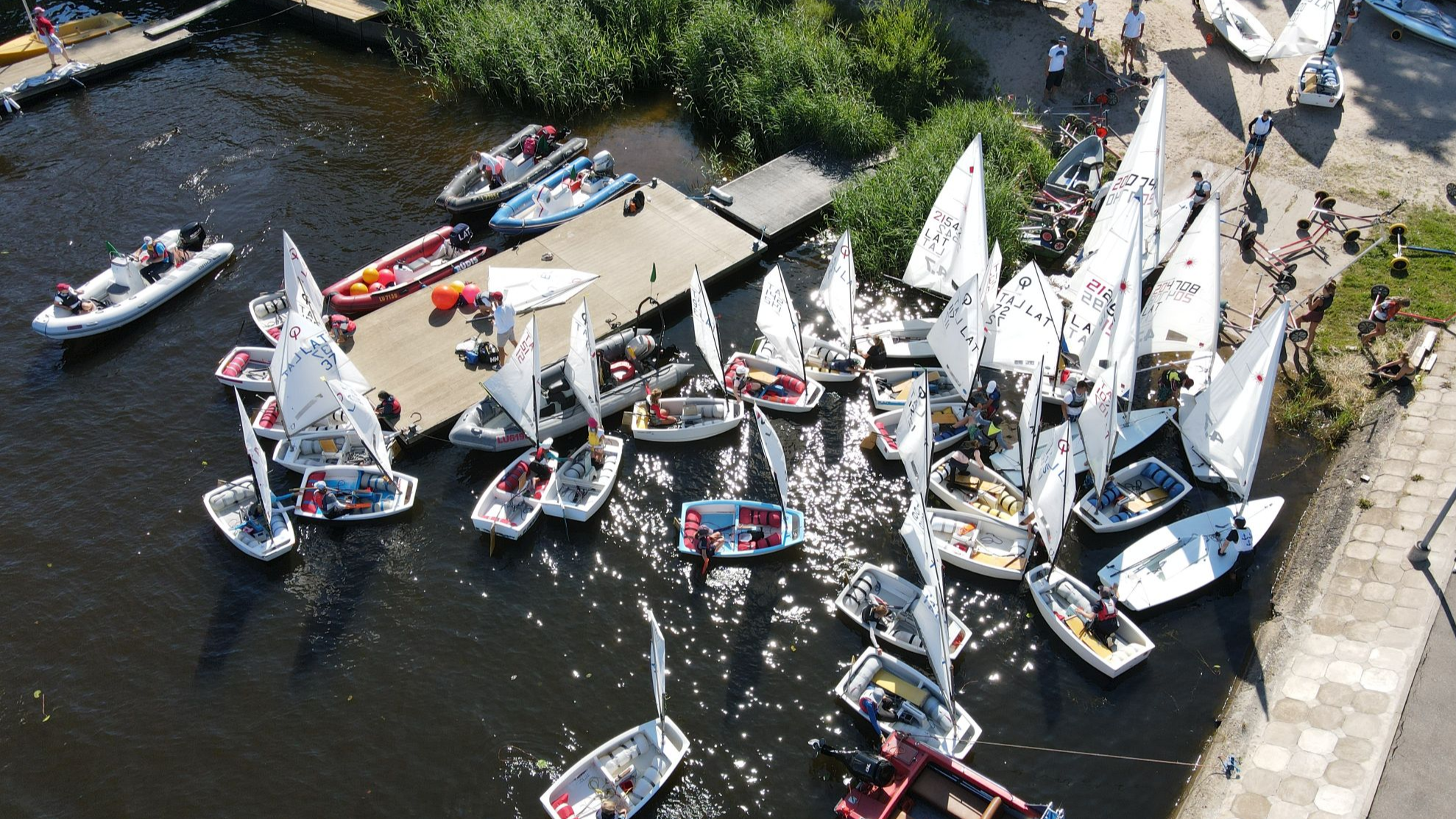 Noslēgušās sacensības burāšanā "Ķīšezera kauss 2020"