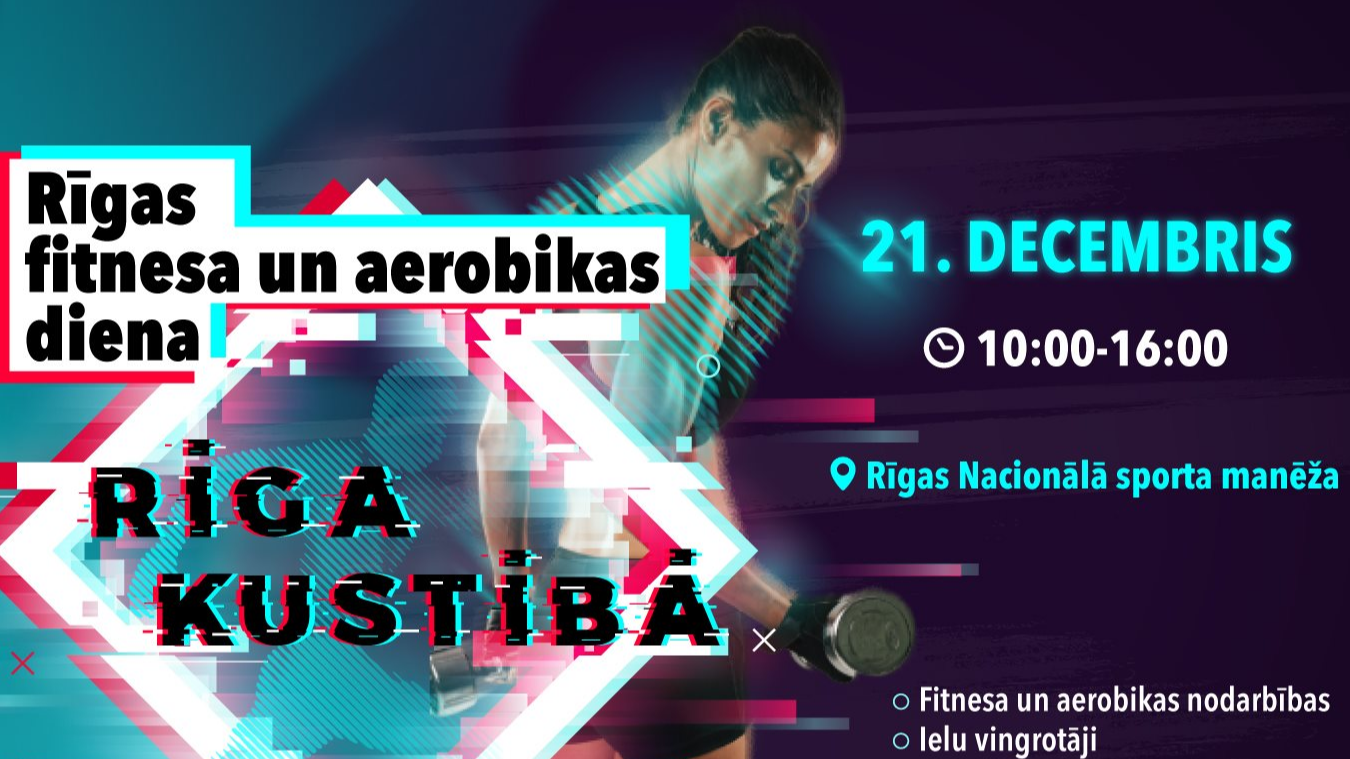 Rīgas fitnesa un aerobikas dienā gaidāma aizraujoša programma