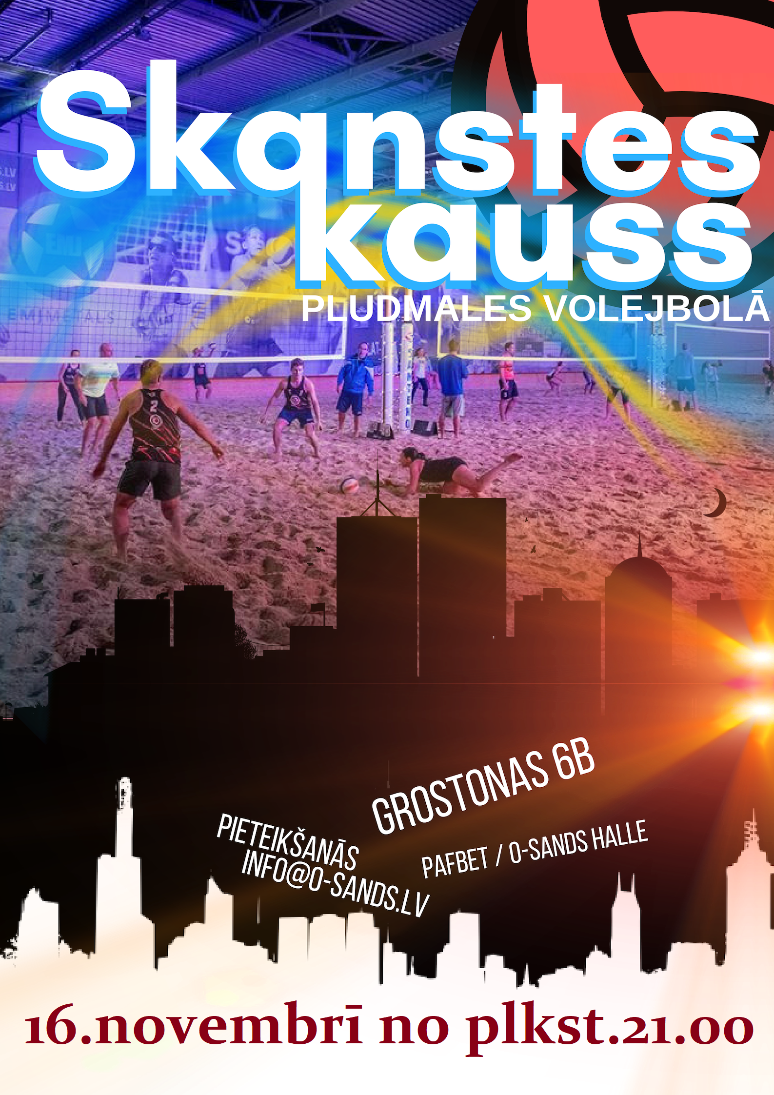 Staro Rīga ietvaros “O-Sands” laukumos notiks Skanstes kauss