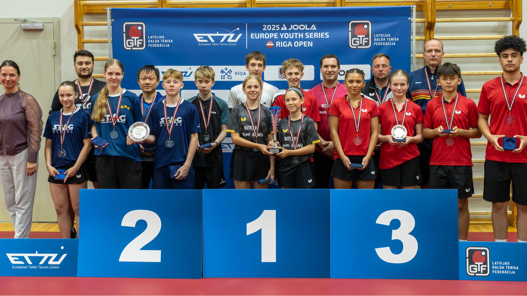 Rīgā noslēdzās JOOLA Eiropas Jaunatnes sērija galda tenisā