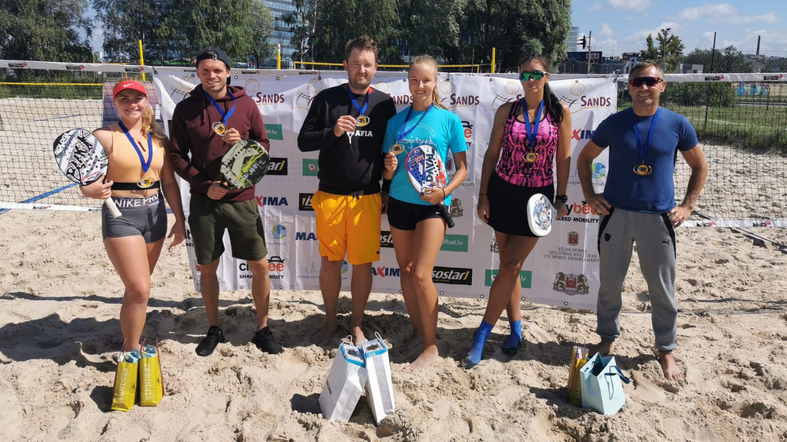 SAND-BAND Rīgas pludmales tenisa kauss ir noslēdzies