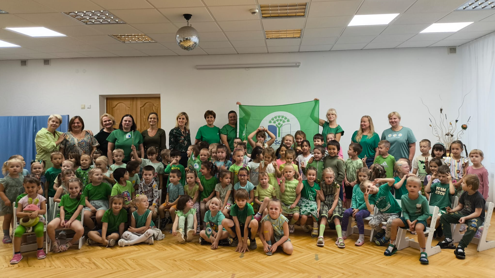 Ekoskolas Zaļā karoga iegūšanu