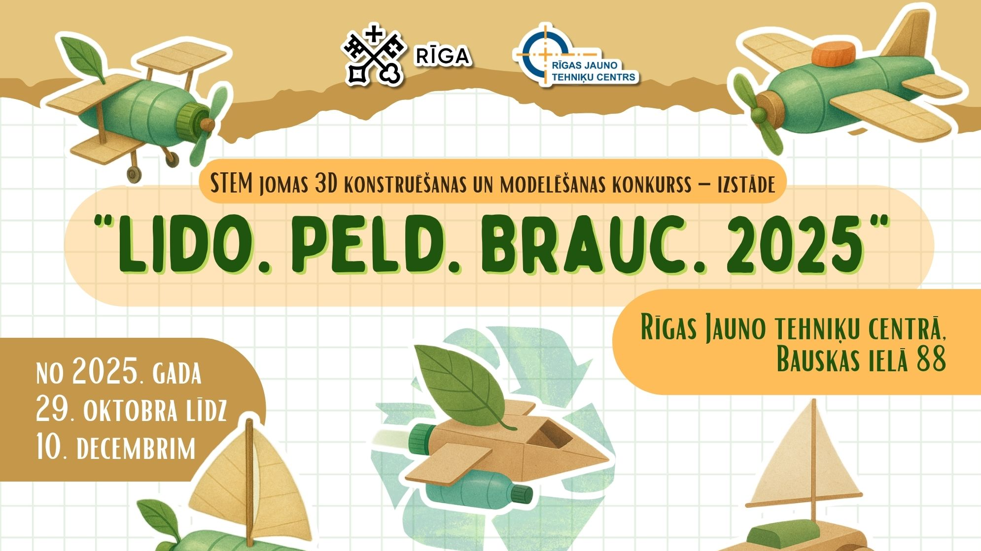 Noslēdzies STEM jomas konstruēšanas un modelēšanas konkurss “Lido.Peld. Brauc.2025”