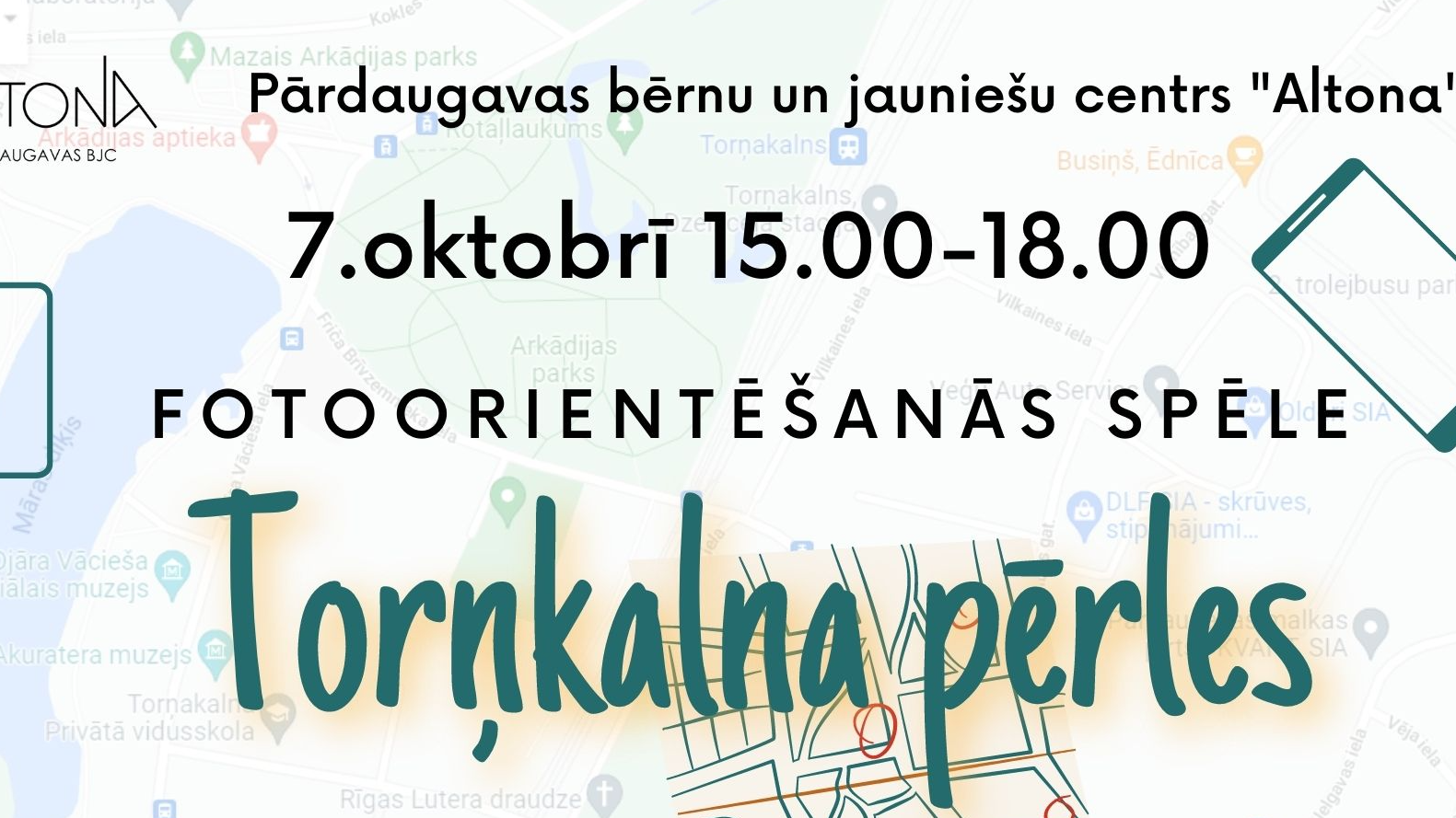 Gaidāma fotoorientēšanās spēle "Torņkalna pērles"