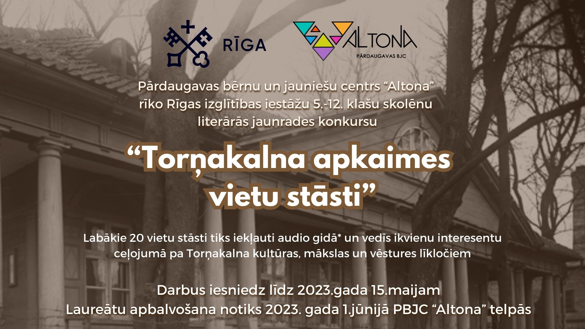 Literārās jaunrades konkurss “Torņakalna apkaimes stāsti”