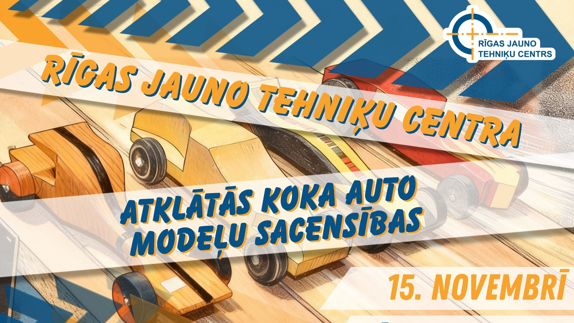 Rīgas Jauno tehniķu centrā notiks atklātās koka inerces auto modeļu sacensības
