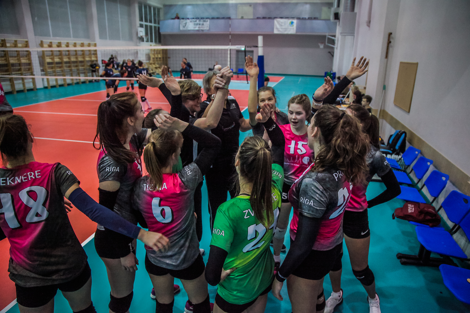 Rīgas Volejbola skolas meiteņu izlase iekļūst Baltijas līgas fināla četriniekā