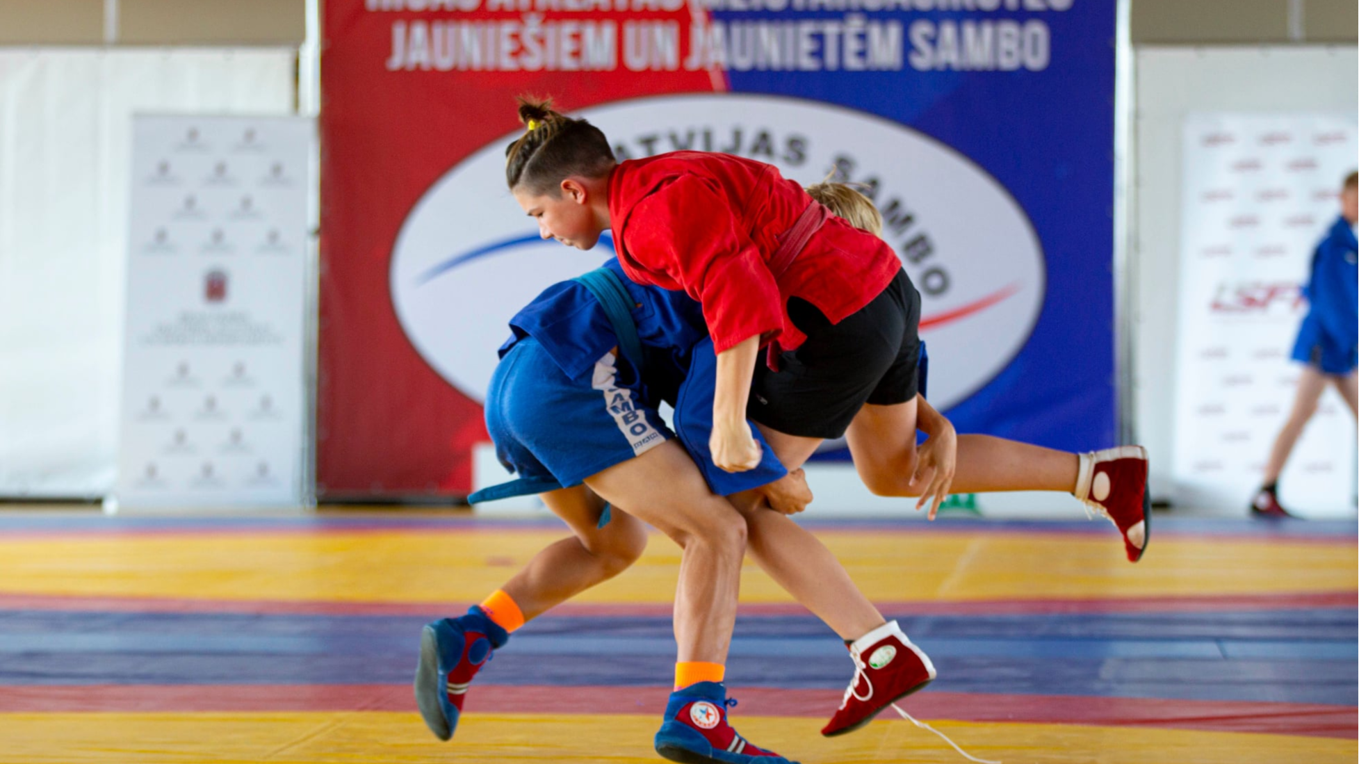 Rīgas atklātās meistarsacīkstes sambo cīņā