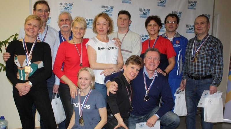 Noslēdzies peldēšanas vecmeistaru sacensību “Baltijas Kauss SUPERMASTERS" 1. posms