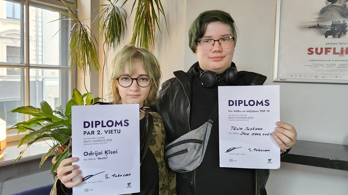 RTJN “Annas 2” datoranimācijas audzēkņi gūst panākumus festivālā Baltic FilmTales 2025 
