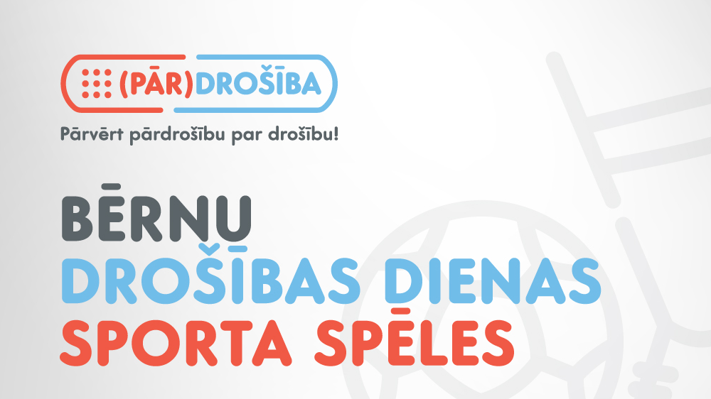 Veselības ministrija rīko Bērnu drošības dienas sporta spēles 