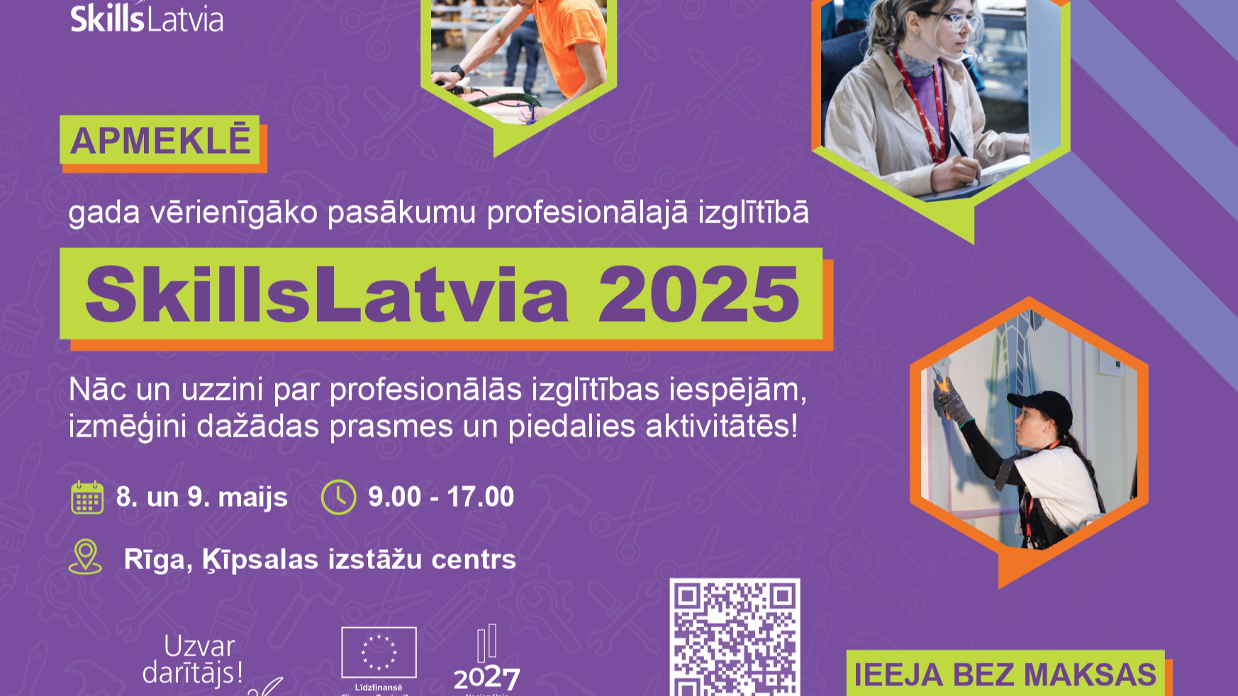 129 Latvijas jaunie talanti demonstrēs savas prasmes un meistarību konkursā SkillsLatvia 2025