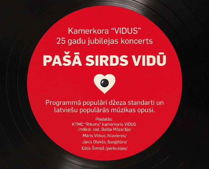 Kamerkoris “Vidus” atzīmēs 25 darba gadu jubileju