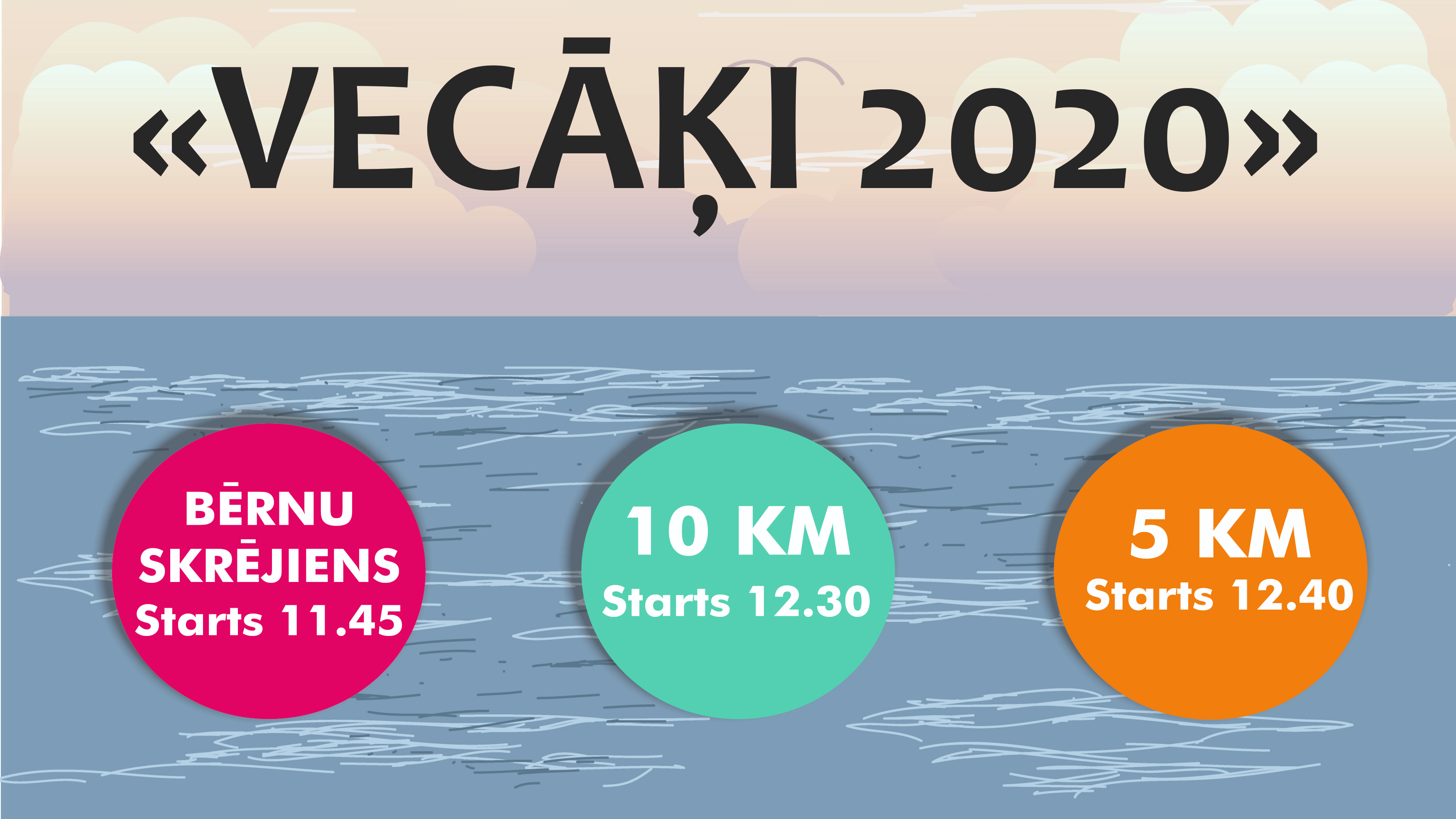 Pludmales skrējiens “Vecāķi 2020”