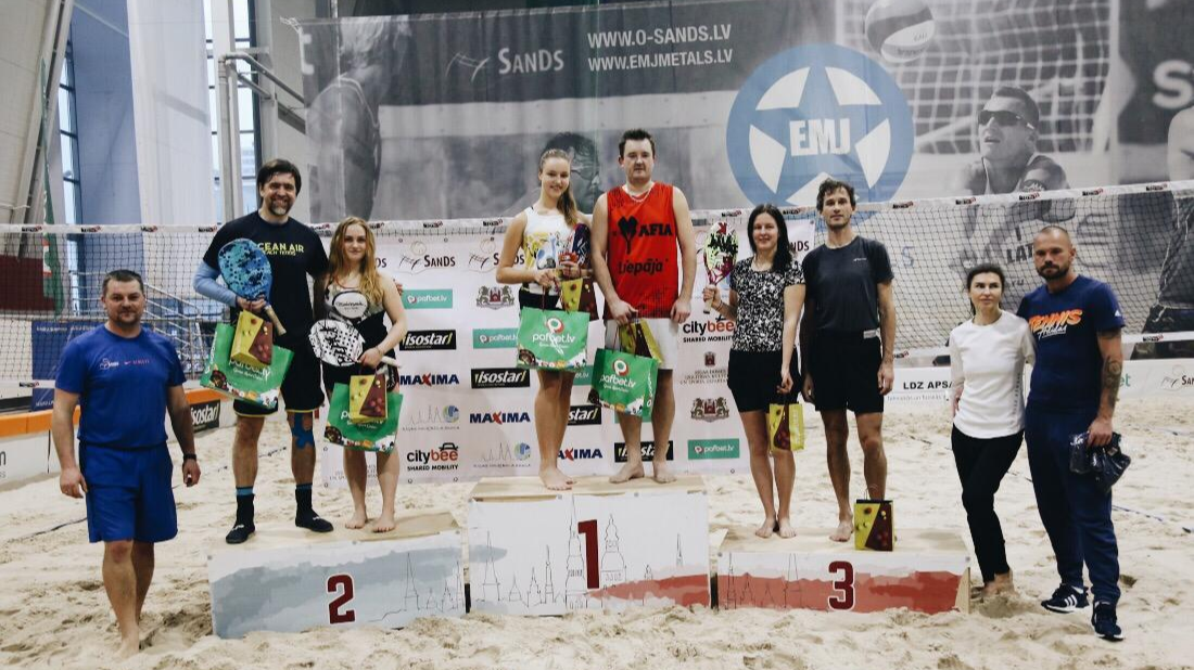 SAND-BAND Rīgas pludmales tenisa kausa 1.posma rezultāti