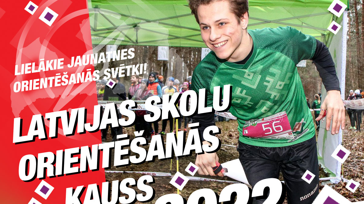 Septīto reizi norisināsies Latvijas skolu orientēšanās kauss