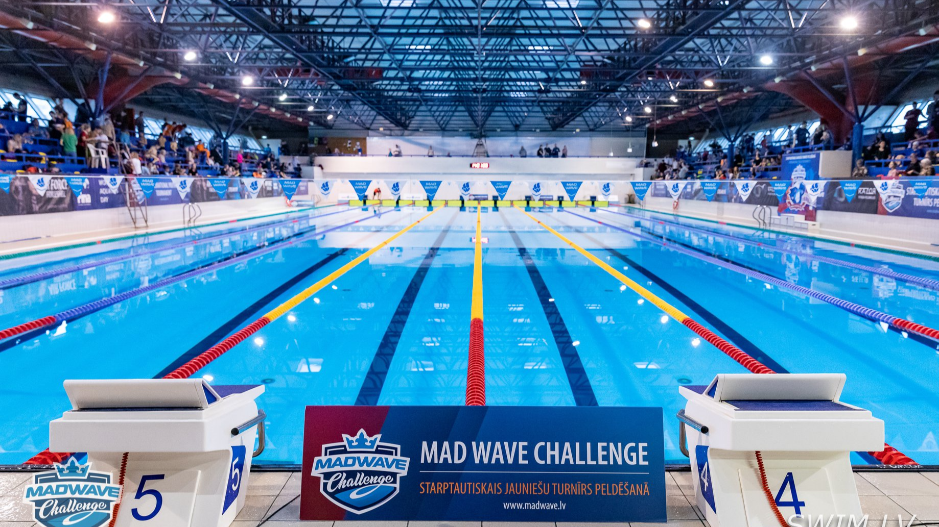 Pēc vairākiem mēnešiem aizvadītas peldēšanas sacensības - “Madwave Challenge of Rīga” 