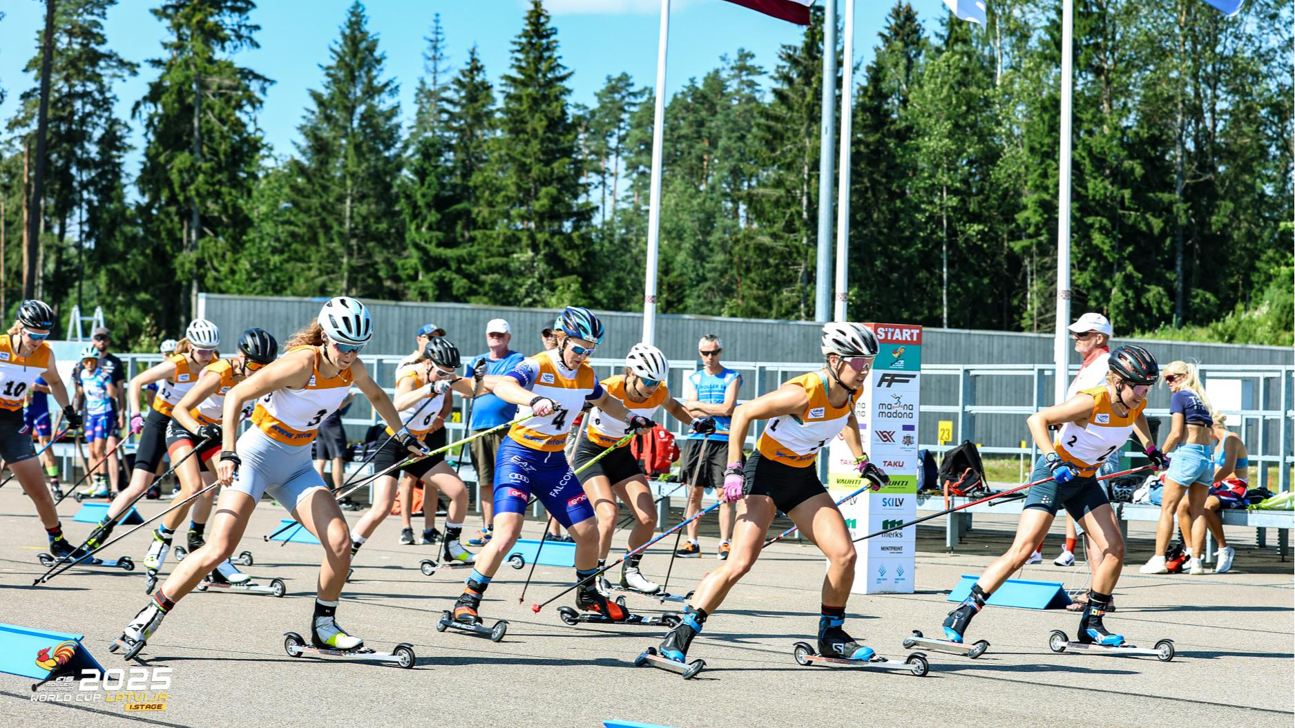 Pasaules kausa rollerslēpošanā posms Madonā noslēdzies