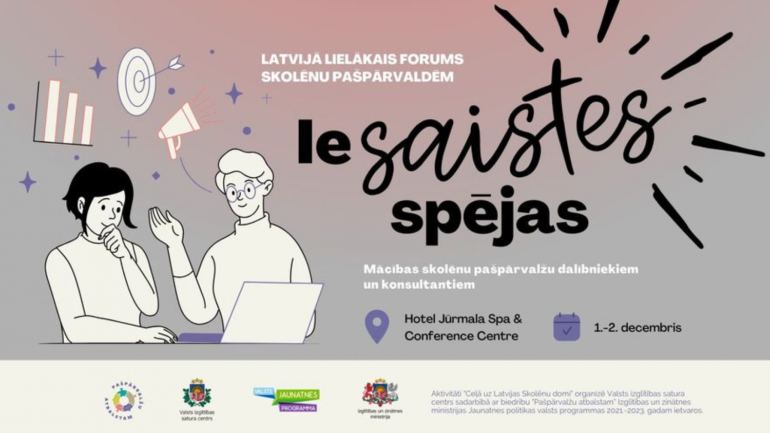 Aicinām skolēnu pašpārvaldes uz forumu “Iesaistes spējas un iespējas”!