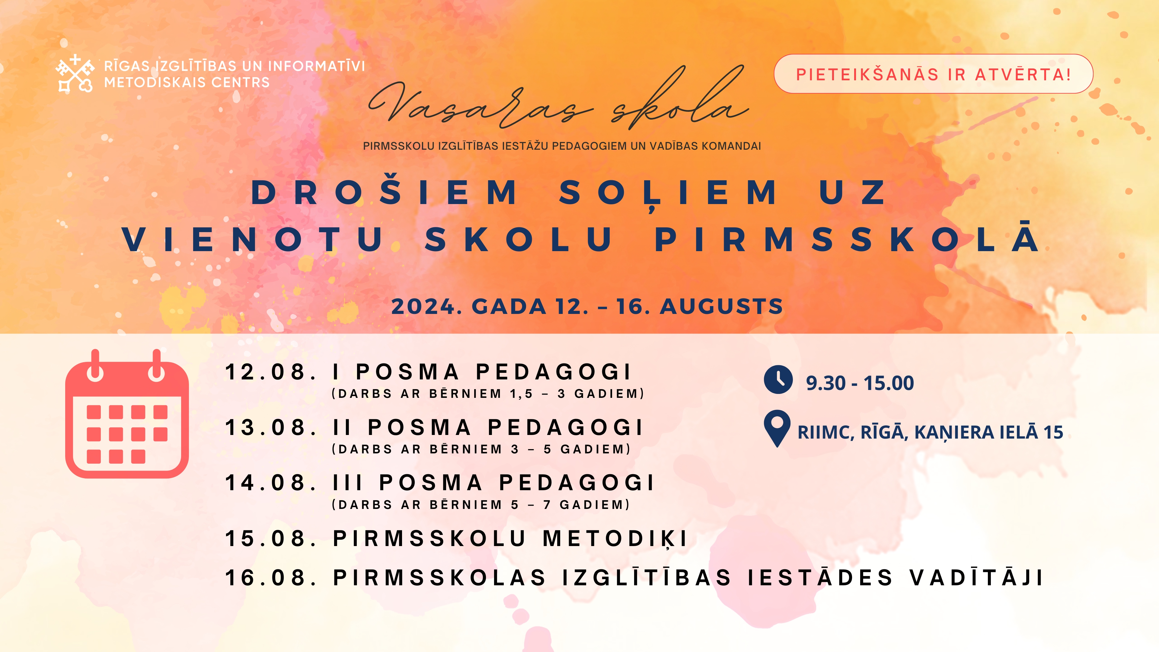 Afiša par pasākumu