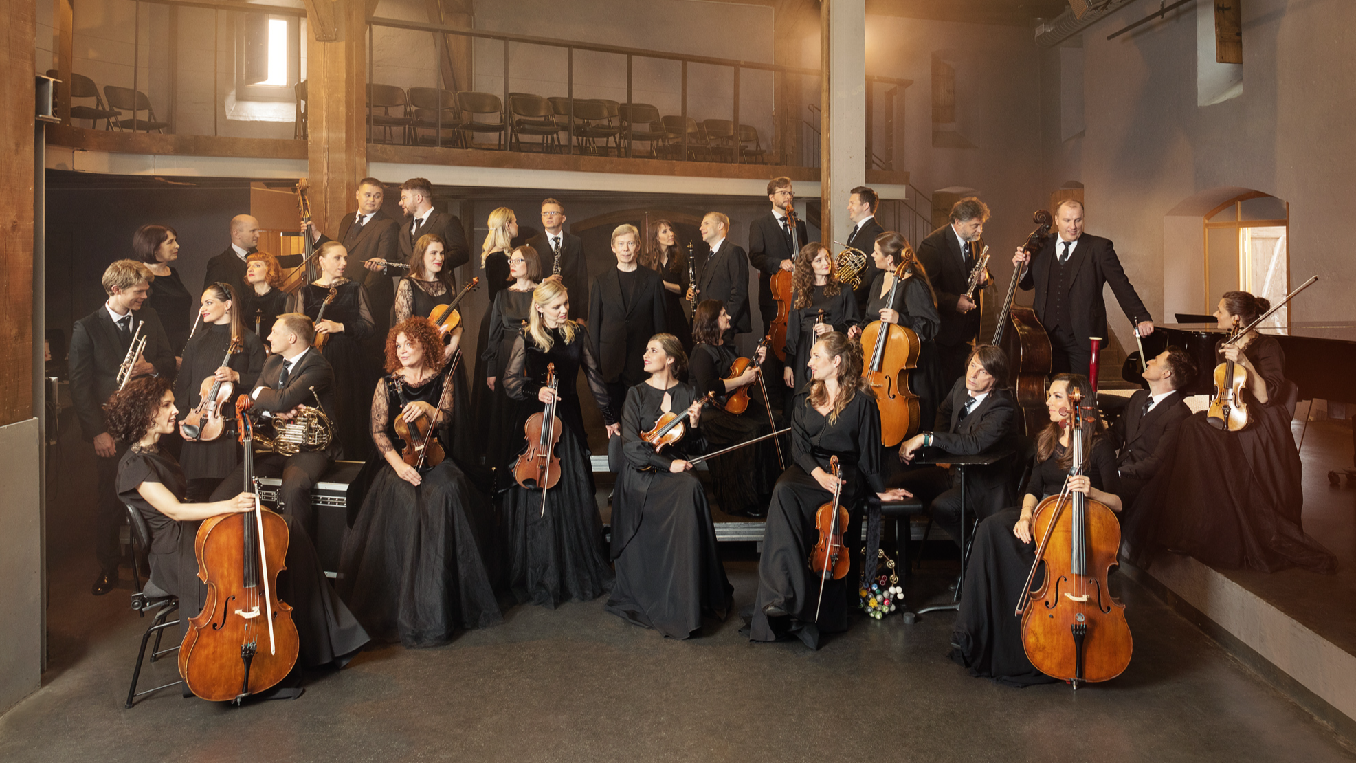 Igauņu diriģents Olari Eltss  pie Sinfonietta Rīga diriģenta pults koncertprogrammā “Šūberts, Ravels un Stravinskis”