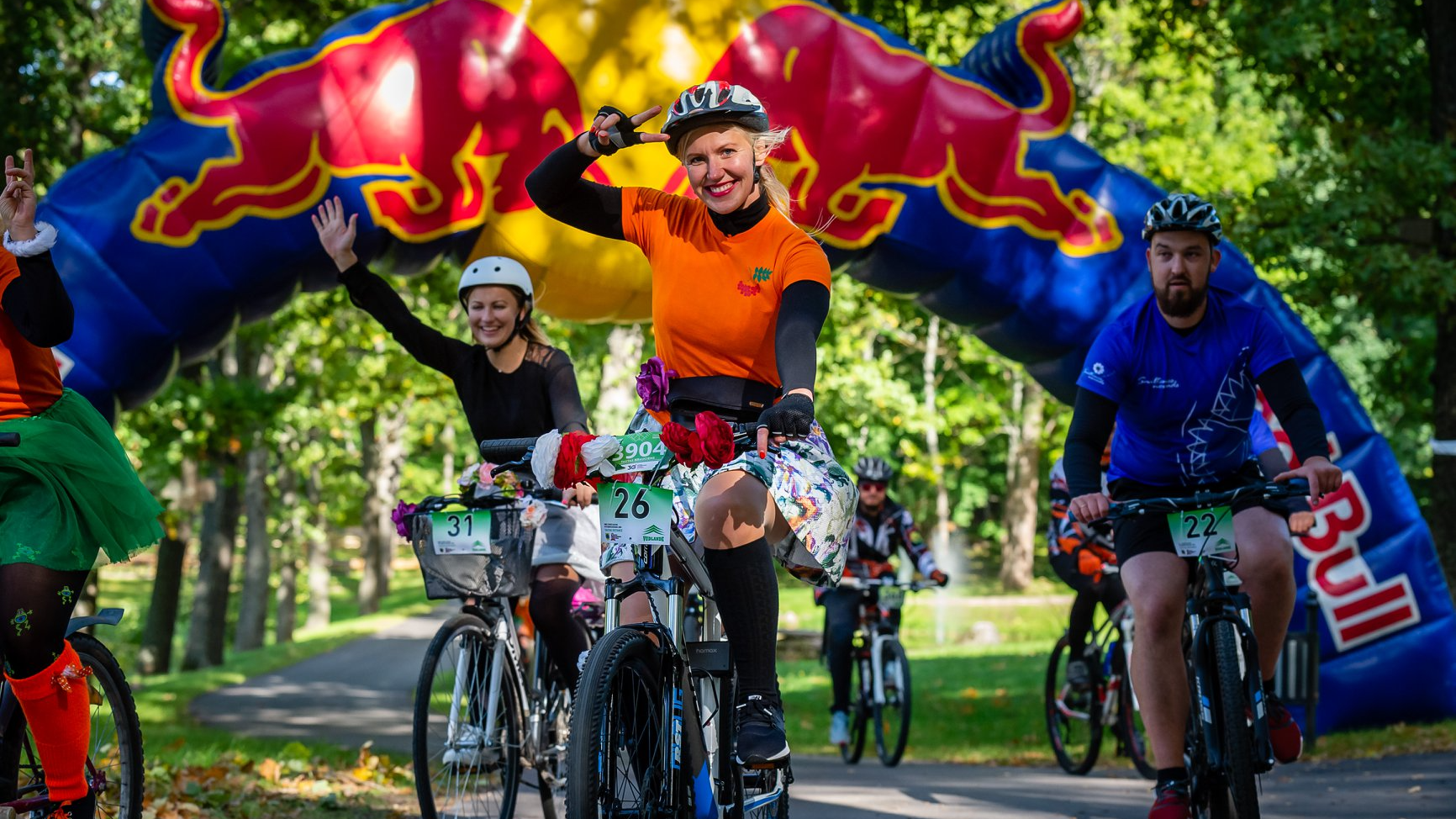 Biķernieku trases velo svētkos veselības, bērnu un sporta braucieni