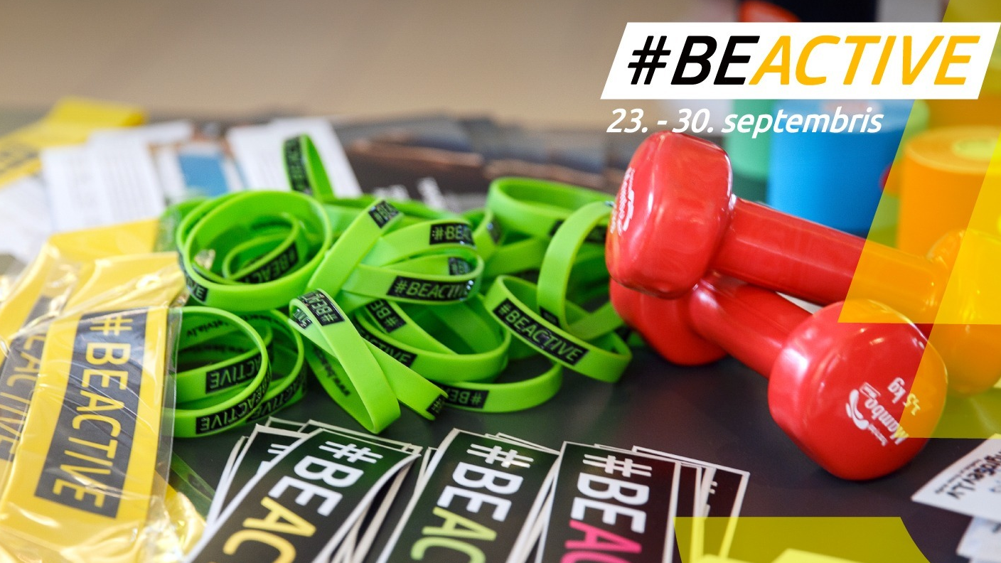 Rīgā norisināsies #BeActive Eiropas Sporta nedēļas pasākums