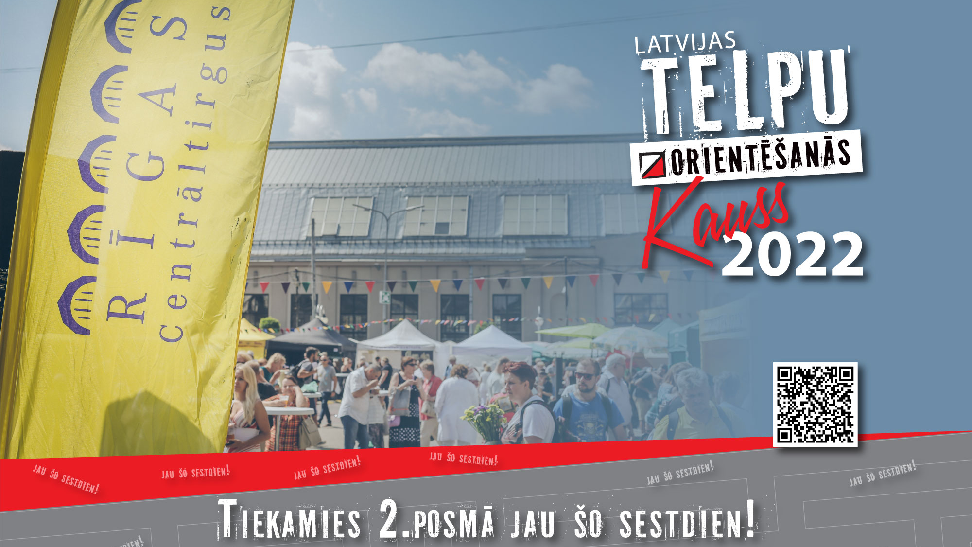 Rīgas Centrāltirgū notiks sacensību “Telpu orientēšanās kauss 2022” otrais posms