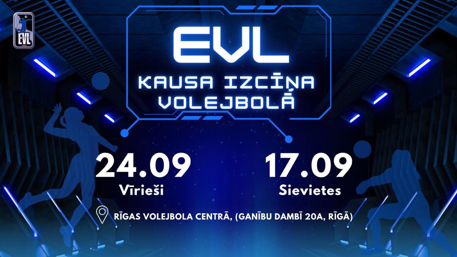 Komandas aicina pieteikties EVL kausa izcīņai volejbolā
