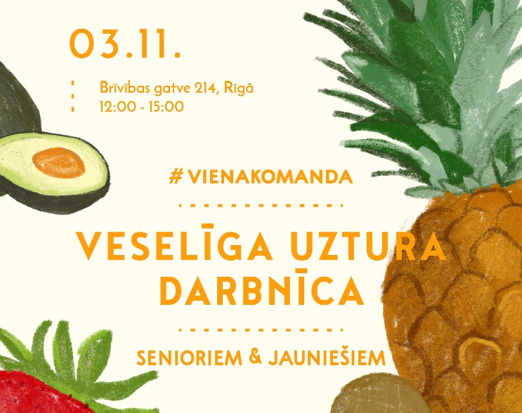 Radošo darbnīcu cikla pirmspēdējā nodarbība"Veselīga uztura darbnīca"