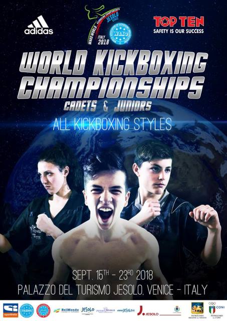 Septembrī  Itālijā - pasaules čempionāts kikboksā