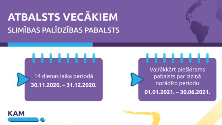 Bērna pieskatīšanai vecāki var izmantot slimības palīdzības pabalstu