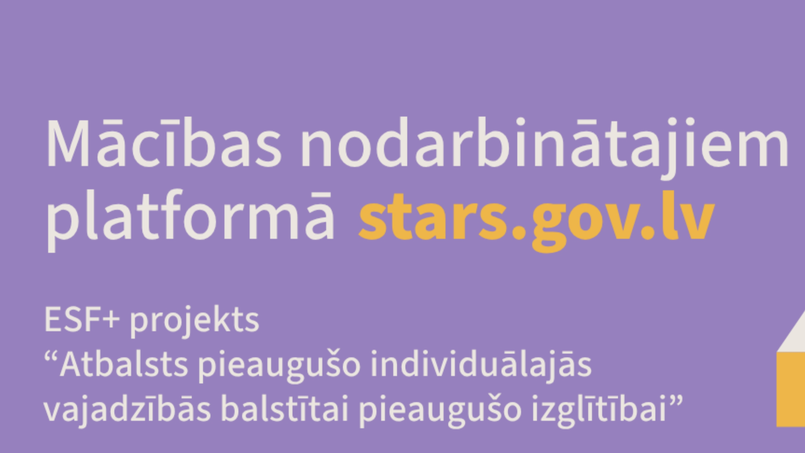 Rīgā nodarbinātajiem pieejamas mācības platformā STARS ar ESF+ atbalstu