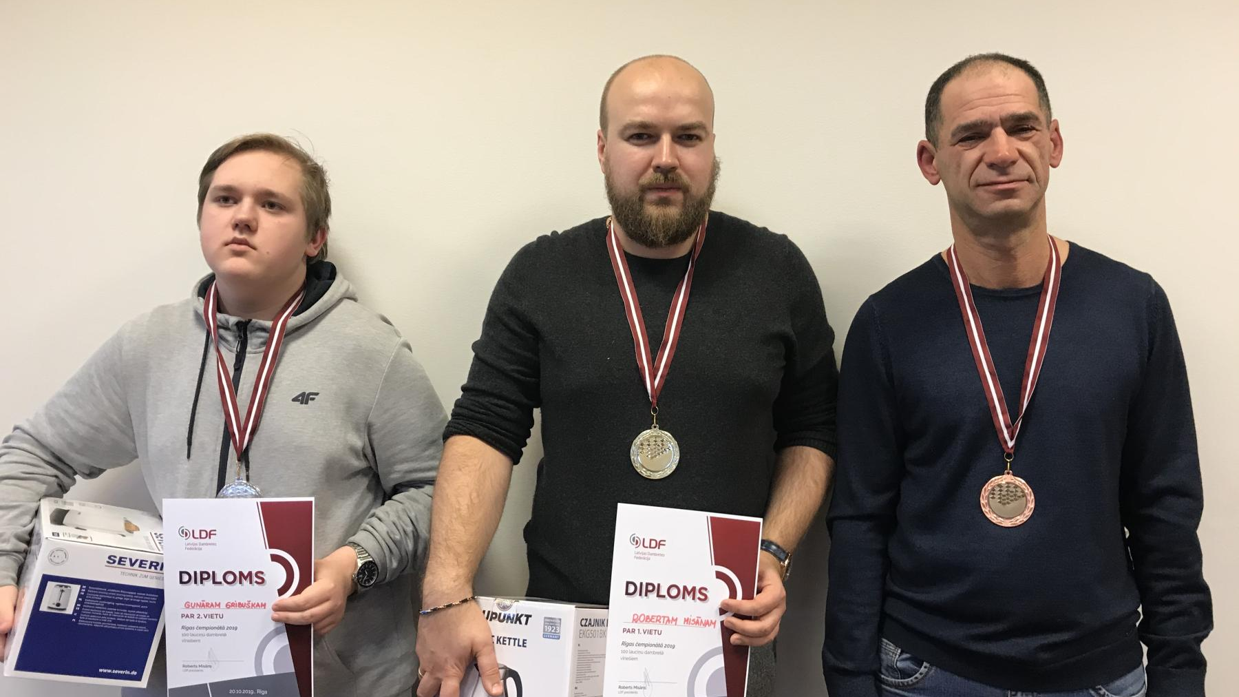 Rīgas čempionāta 100 lauciņu dambretē rezultāti