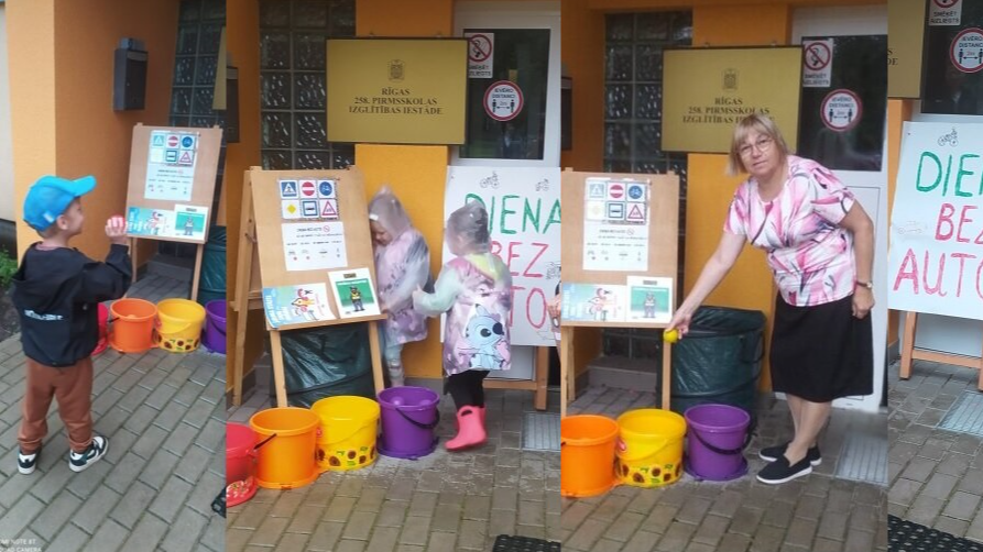 Rīgas 258.  pirmsskolas izglītības iestādes Eiropas Mobilitātes nedēļas aktivitātes