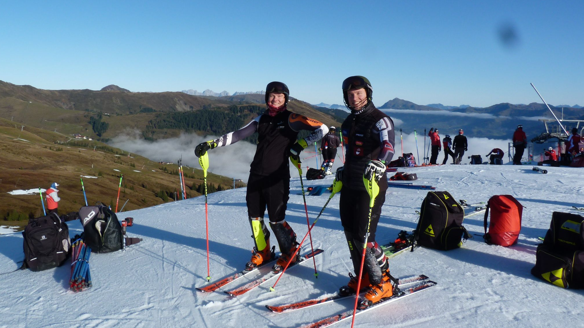 Rīgas sportists Lauris Opmanis Alpos gatavojas jaunajai sezonai 