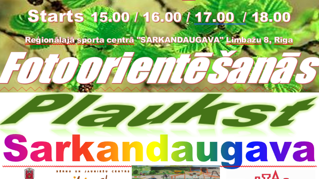 Rīgas atklātās ģimeņu fotoorientēšanās sacensības "Plaukst Sarkandaugava!"