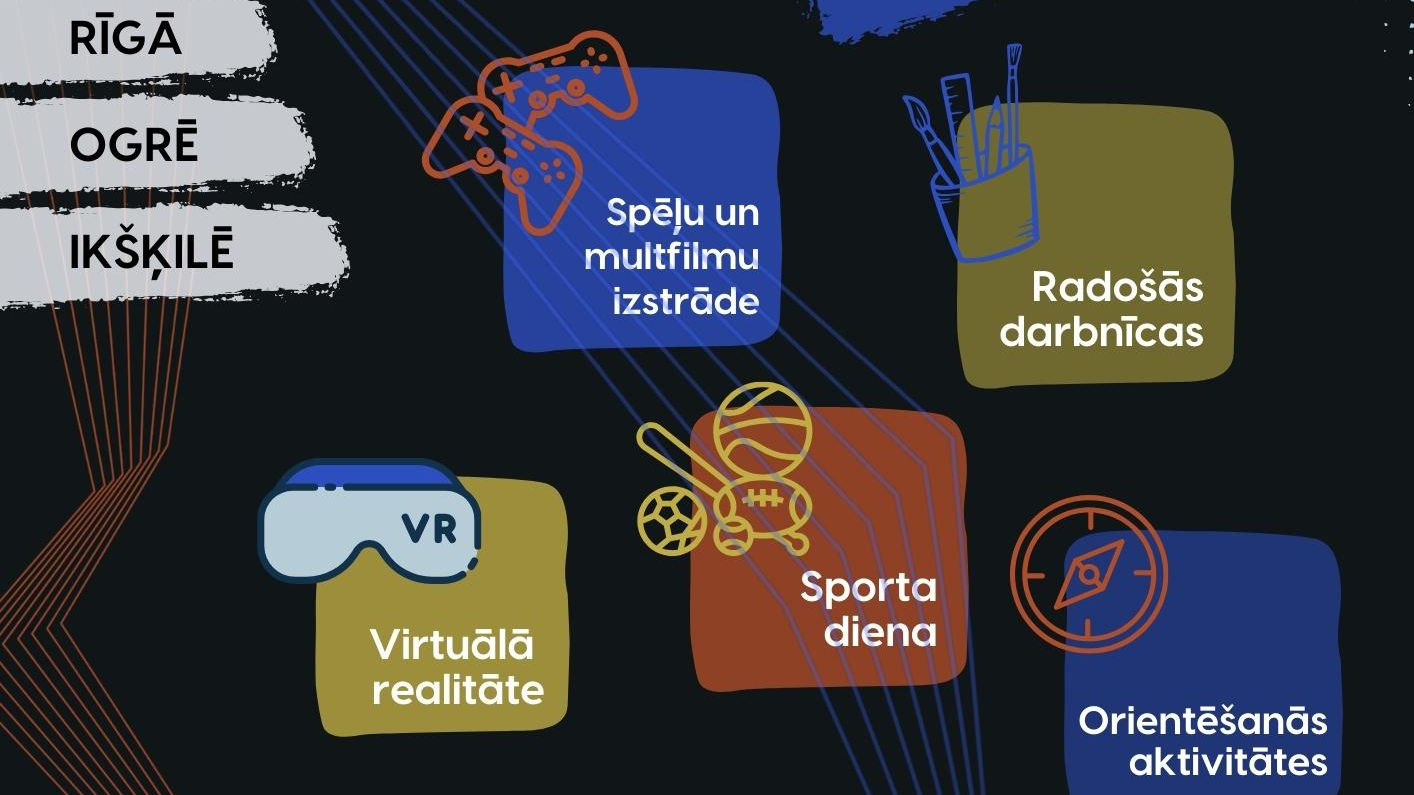 Bērnu un jauniešu programmēšanas nometne "Digitālā akadēmija" rudens brīvlaikā