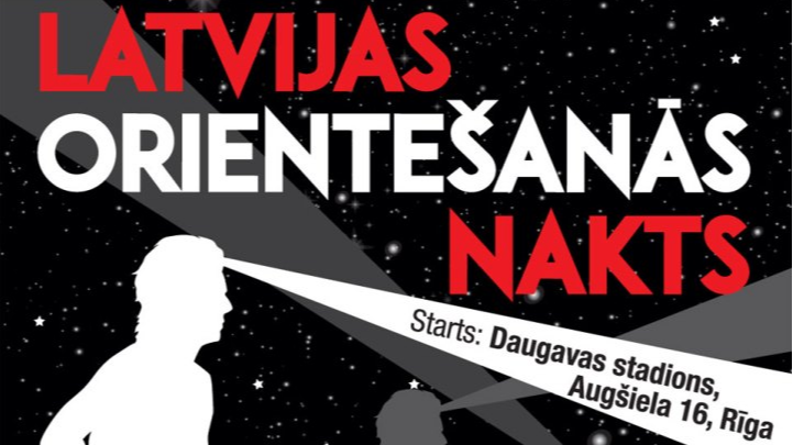 Nepalaid garām Latvijas orientēšanās nakti!