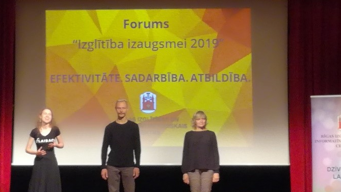 Rīgas pedagogi piedalījās forumā "Izglītība izaugsmei 2019" 