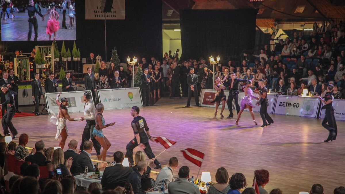Latvijas pāriem vairākas uzvaras WDSF reitinga sacensībās “Baltic Grand Prix 2023”