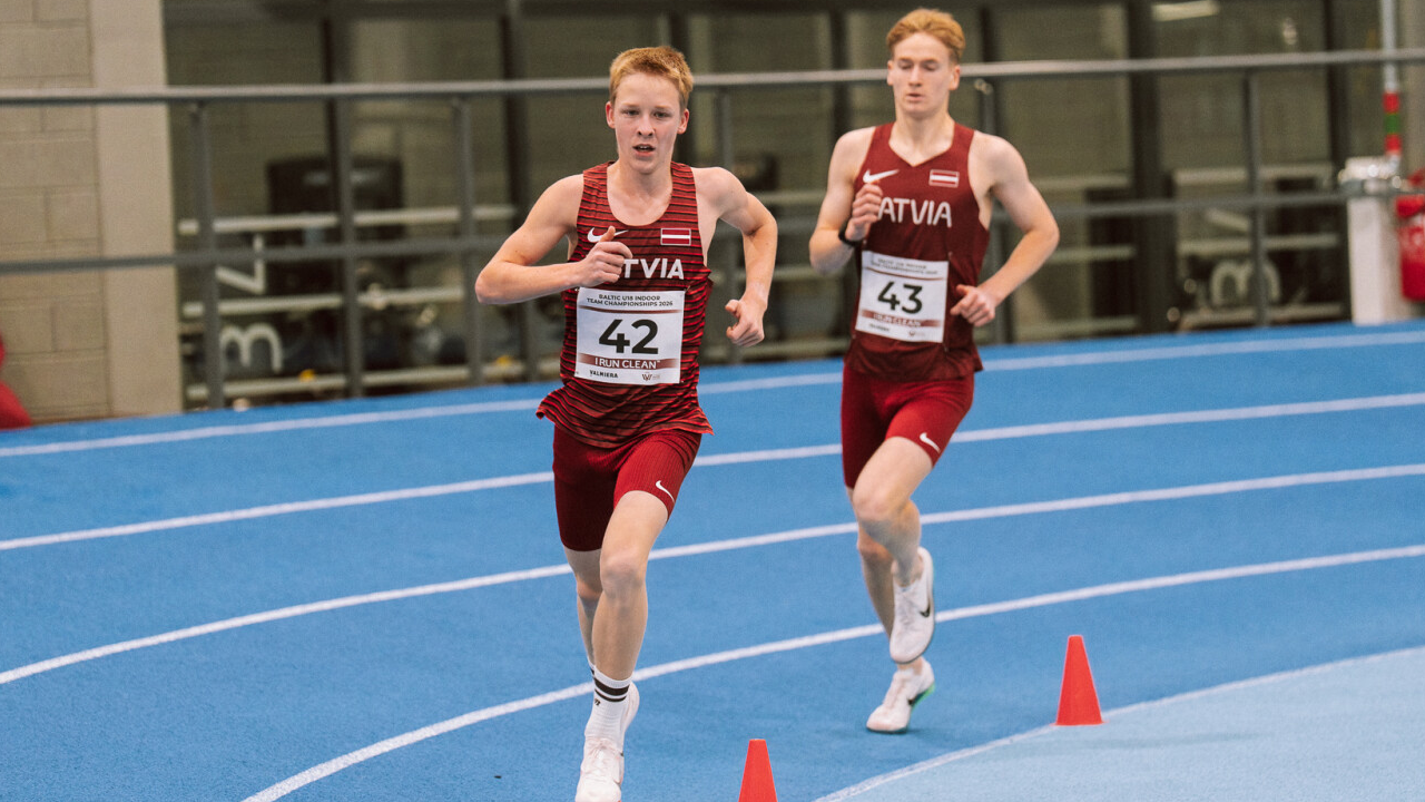 RSS “Arkādija” U18 vieglatlēti ar uzvarām un godalgām veicinājuši Latvijas uzvaru Baltijas čempionātā