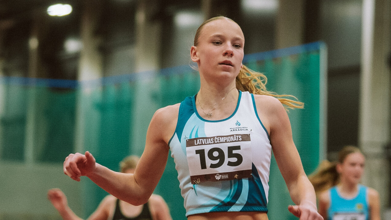 RSS “Arkādija” vieglatlētiem 9 medaļas Latvijas čempionātā telpās U16
