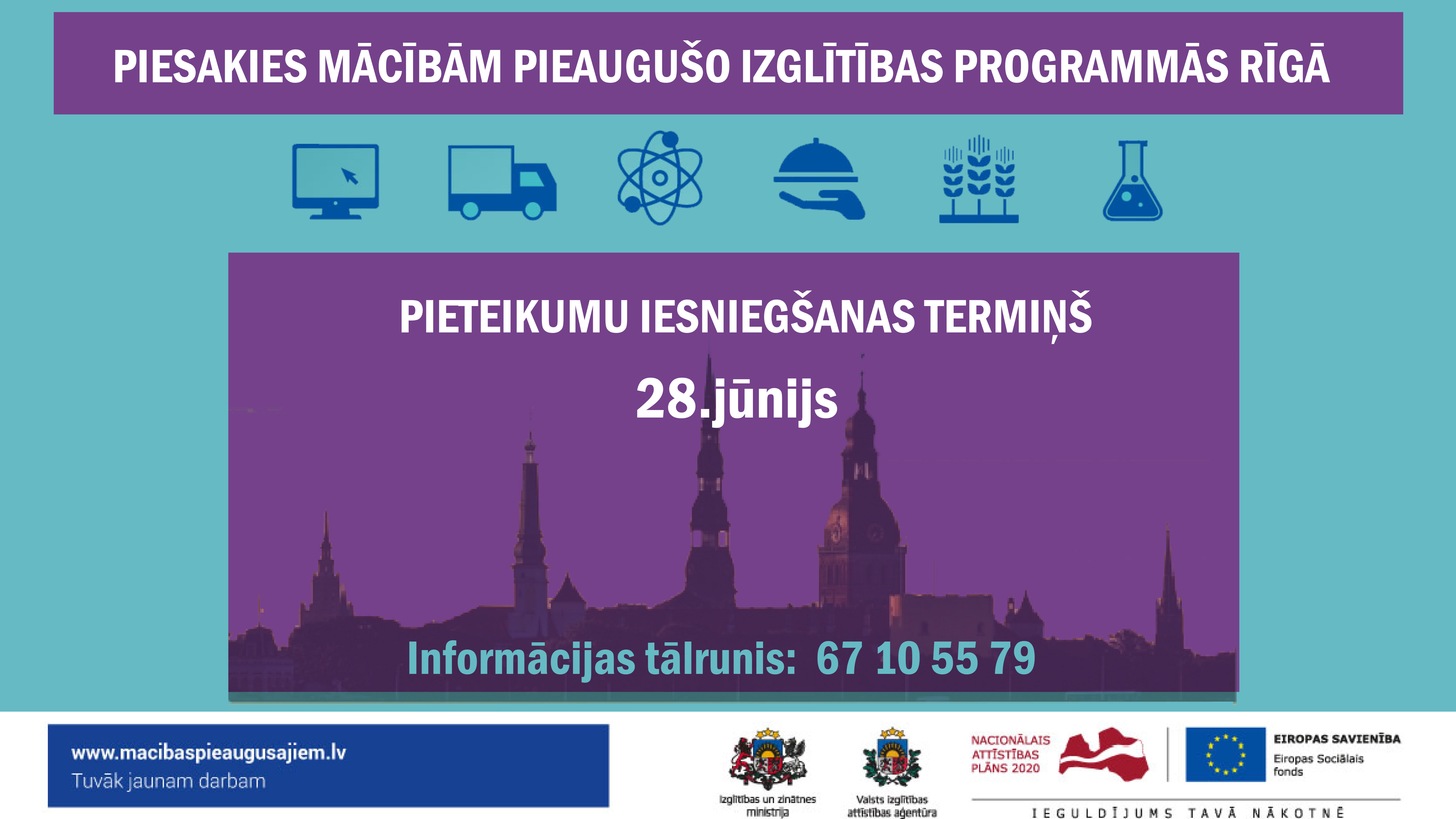 Rīdziniekiem ir iespēja apgūt jaunu profesiju vai pilnveidot profesionālās kompetences 392 ES projekta programmās