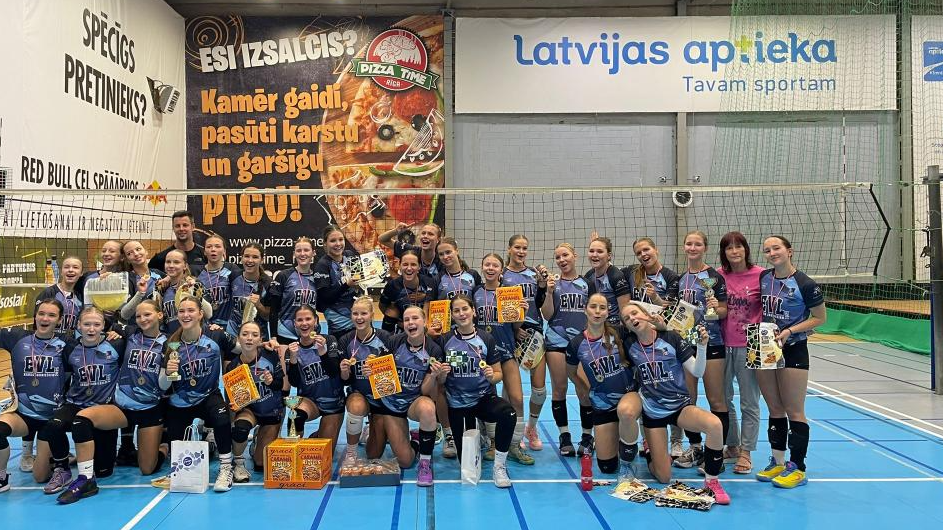 Volejbola turnīrs „EVL kausa izcīņa jauniešiem" noslēdzies