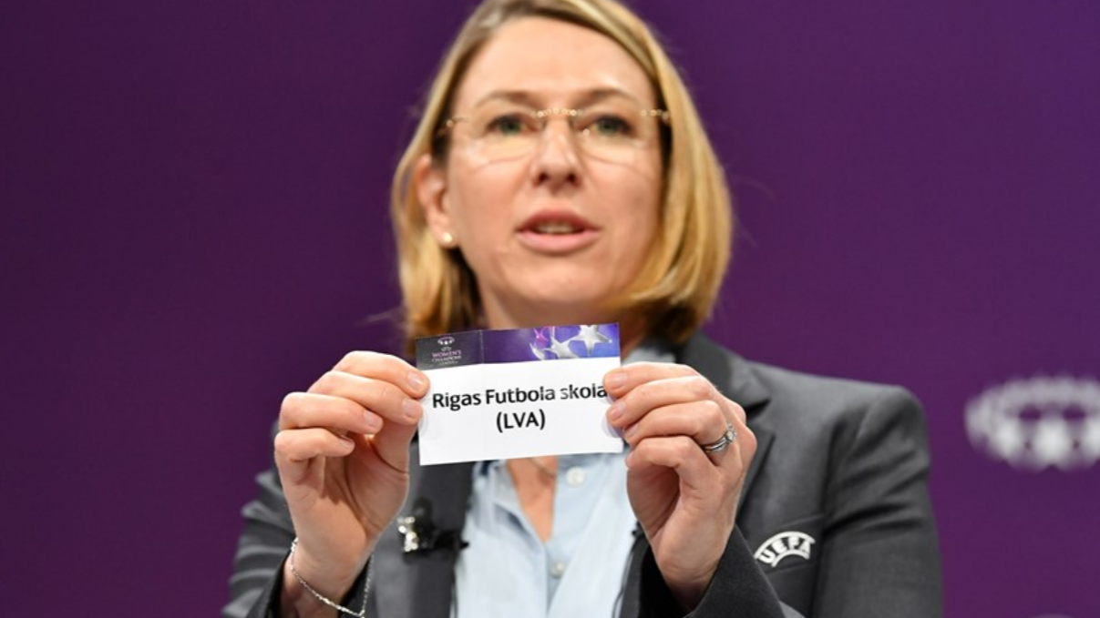 UEFA Sieviešu Čempionu līga; pretinieki ir zināmi