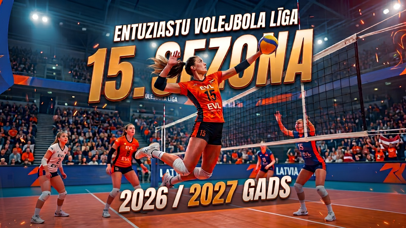 Sākusies pieteikšanās jaunajai EVL sezonai – 2026/2027
