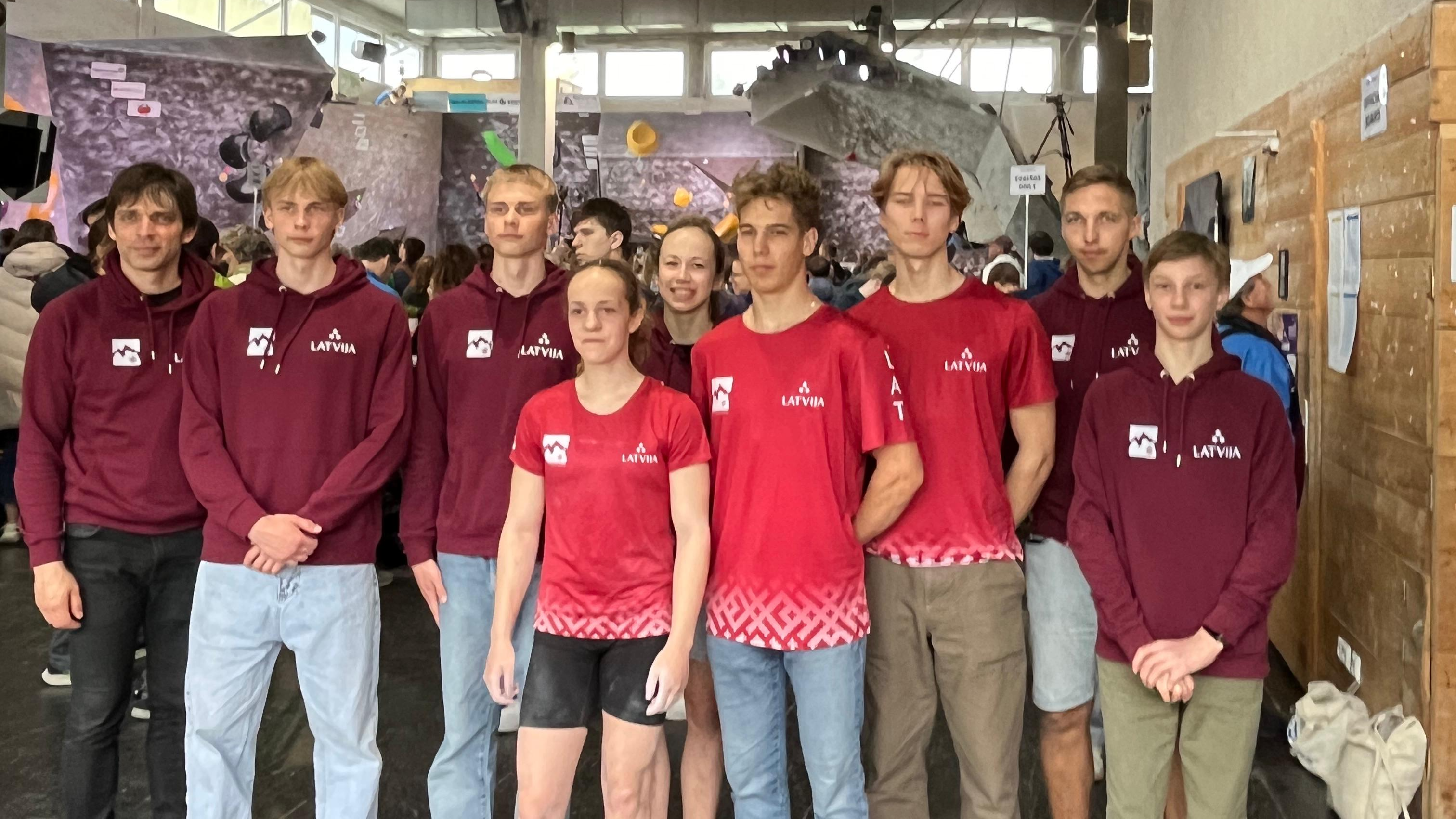 Austrijā noslēdzies Eiropas kausa posms jauniešiem kāpšanas sportā