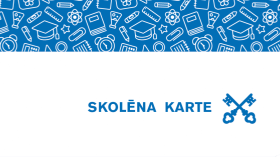 Aicina Rīgas 1., 5., un 10. klašu skolēnu vecākus portālā www.eriga.lv pieteikties "Skolēna kartei"