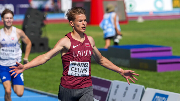 RSS “Arkādija” vieglatlētiem augstas vietas un Latvijas rekords Eiropas U18 čempionātā